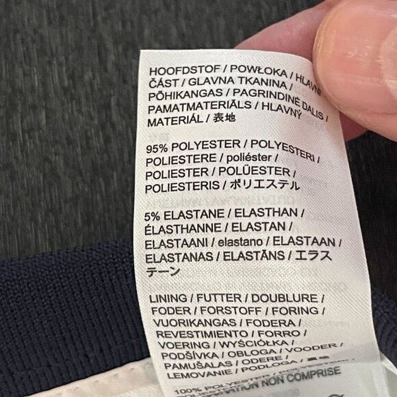 J.Lindeberg Women's Sierra Pleat Golf/Tennis Skirt White/Navy, Size XL NWT - Picture 7 of 9